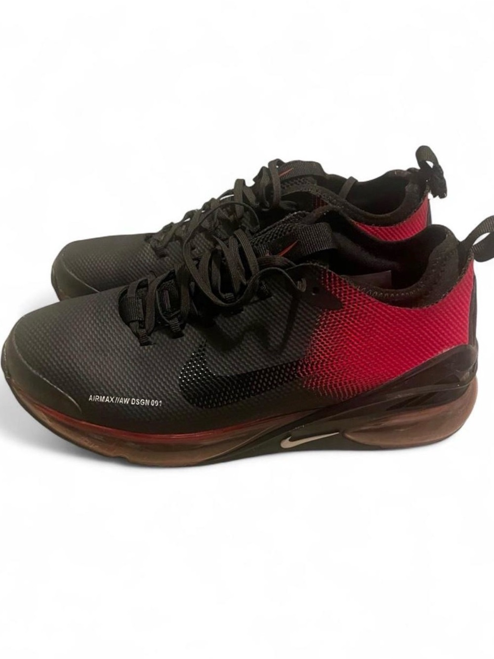 Nike Men’s Black & Red Air Max Athletic Sneakers